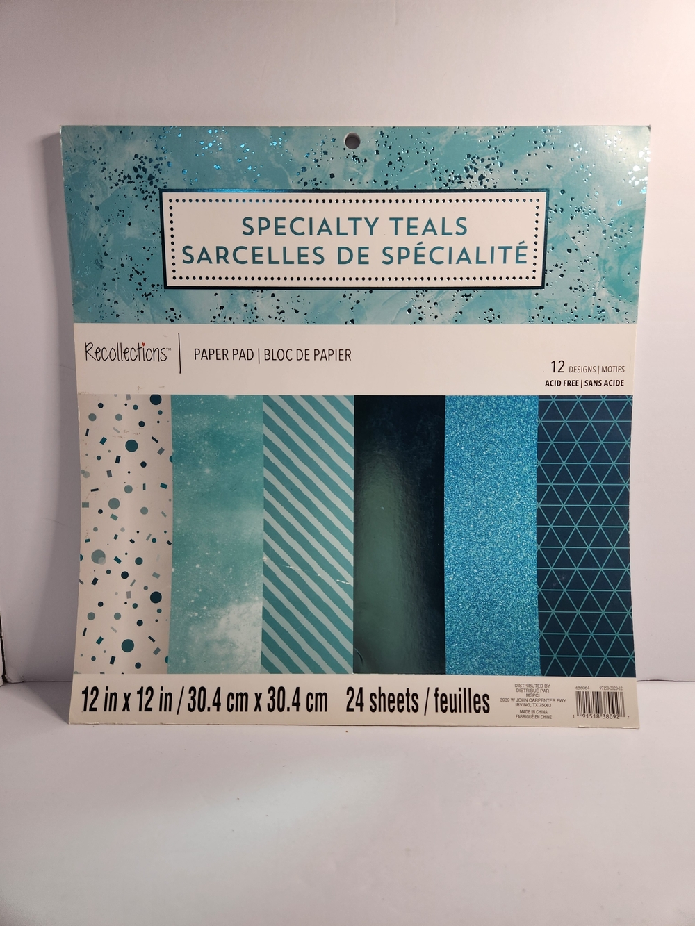 Recollections Specialty Teals Paper Pad - Teal